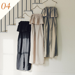 赤埴奈津子　ティティベイト 2wayフレアオールインワン