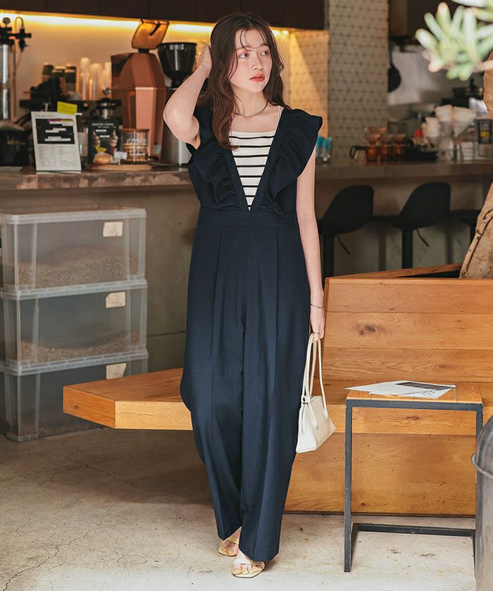 フリルデザインオールインワン | titivate