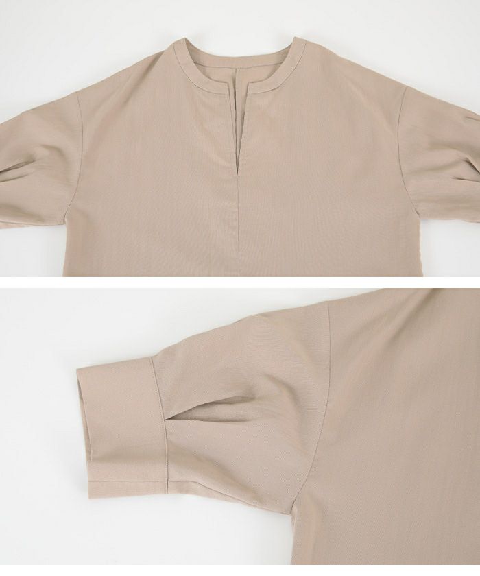 キーネックデザインワンピース | titivate