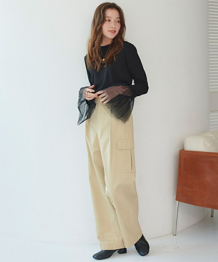 タックカーゴパンツ | titivate