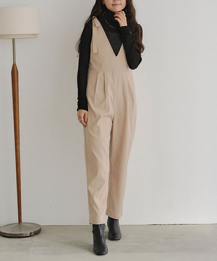 ショルダーリボン付オールインワン | titivate