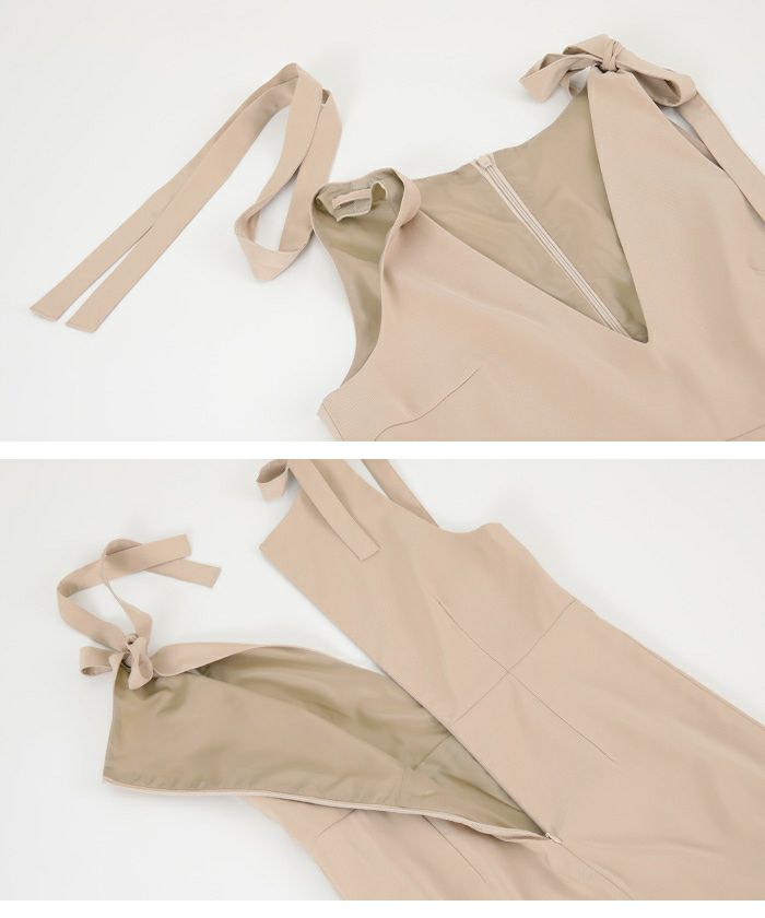 ショルダーリボン付オールインワン | titivate