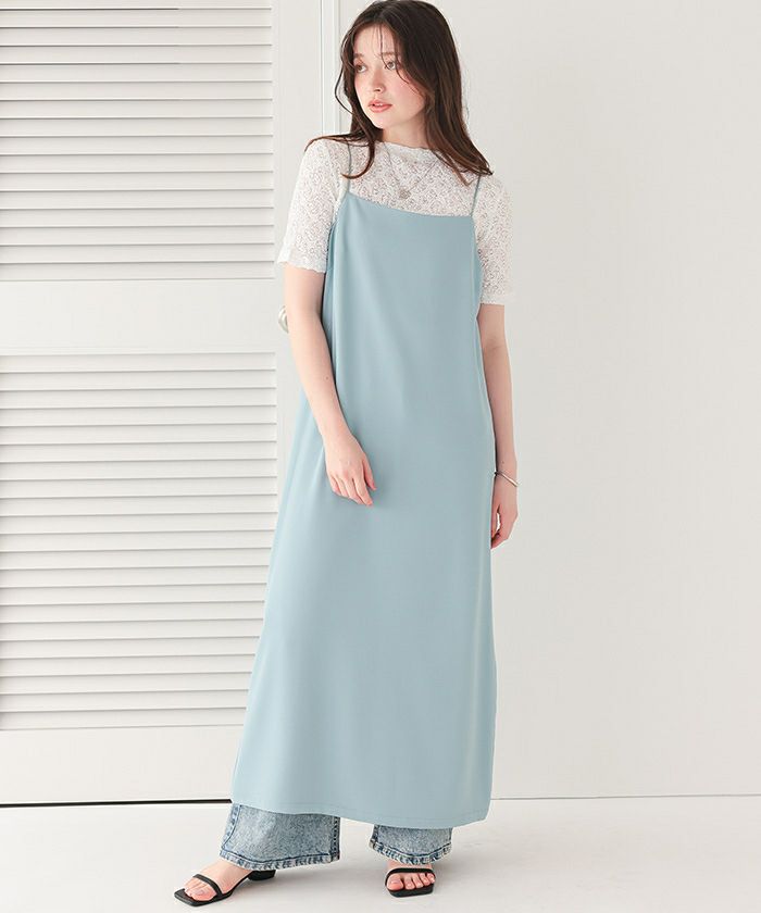 Iラインキャミソールワンピース | titivate