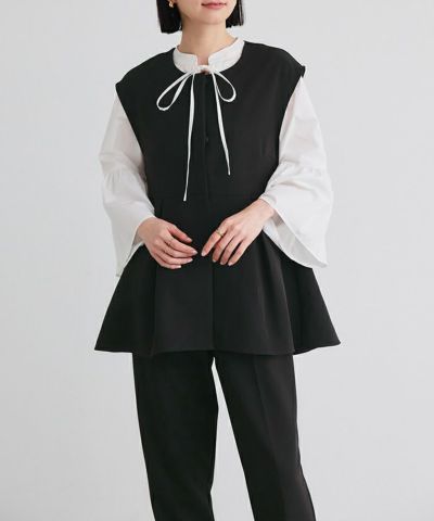 スリーブレスジャケット/ジレ | titivate