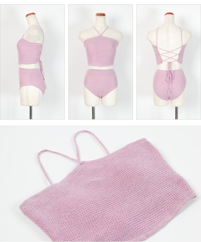 DIANTE ニットビキニ フリーサイズ グリッター Knit swim wear | DIANTÉ (ディアンテ)公式通販サイト