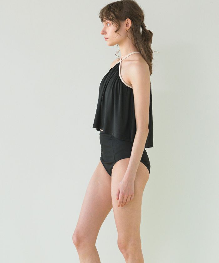 Xホルターネックデザインフレアビキニ/セット水着【SEADRESS