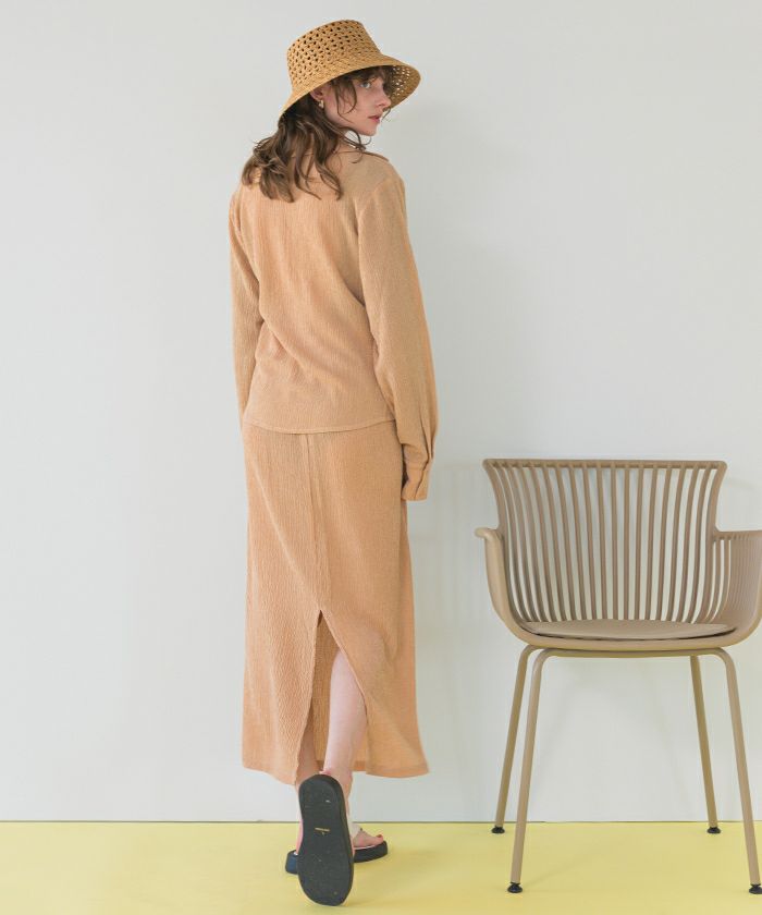 リラックスブラウス×スカートセットアップ/ラッシュガード【SEADRESS