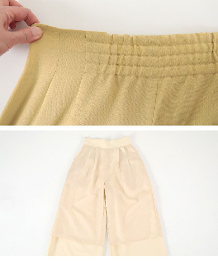 ハイウエストツータックワイドパンツ | titivate