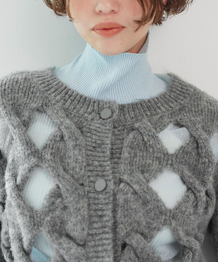 the Apartment & STABRIDGE ニット 2way おまけ付き TSUMUGI和紙前後2wayルーズニット | AND ON JIONE STORE