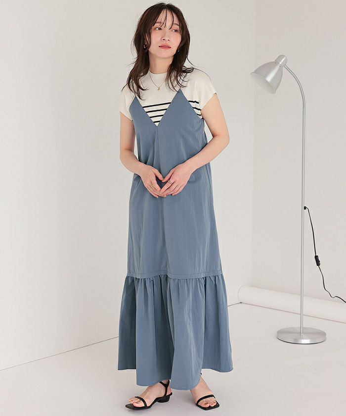 バックリボンキャミソールワンピース | titivate