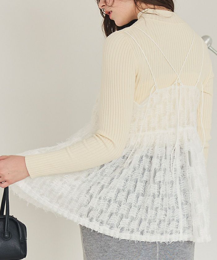 希少✨クロエ シルクシフォンキャミソール レース ギャザー フレアトップス 希少✨クロエ シルクシフォンキャミソール レース ギャザー