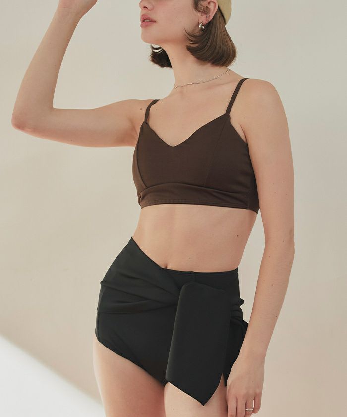 ビッグリボンハイウエストショーツビキニ/水着【SEADRESS シードレス