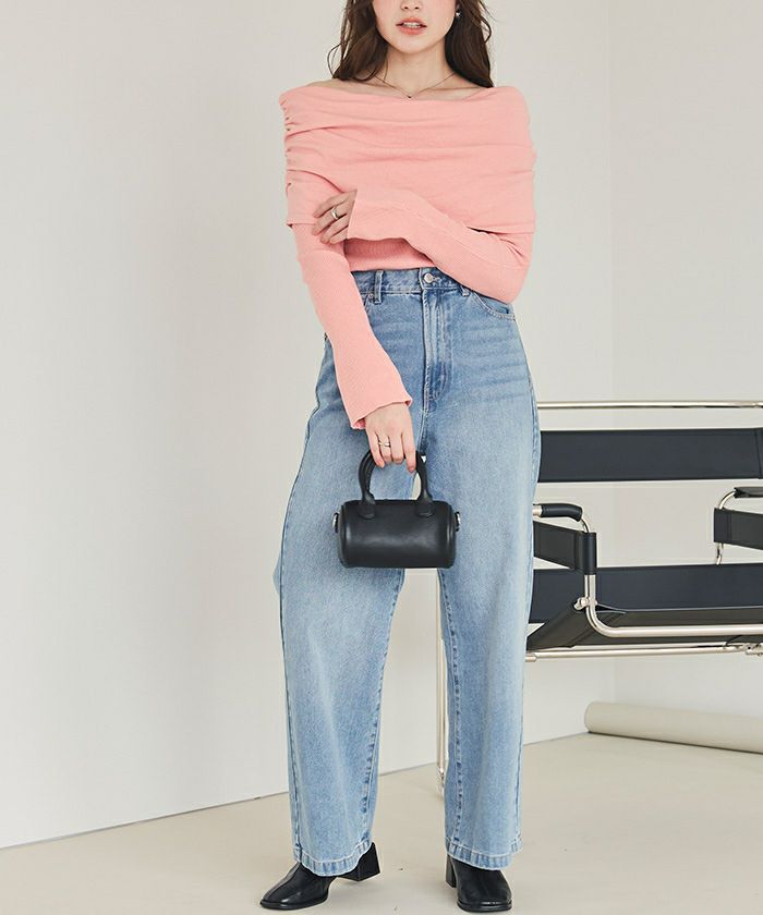 オフショルダーニット | titivate