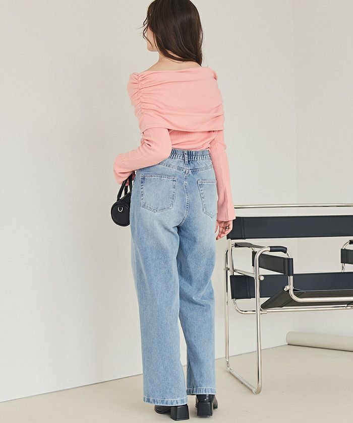 オフショルダーニット | titivate