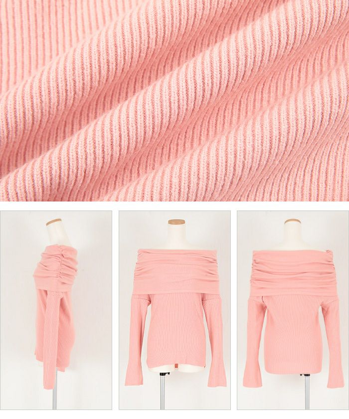 オフショルダーニット | titivate