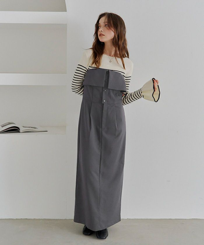 D&G ベアトップワンピース キャミソール/ベアトップ2wayワンピース | titivate