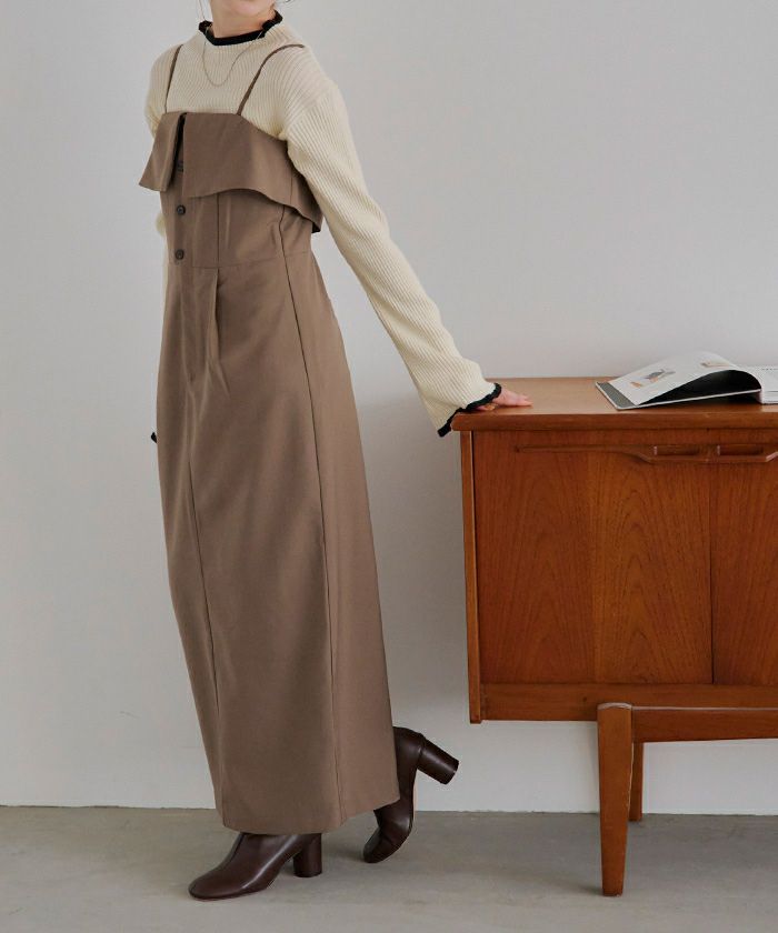 キャミソール/ベアトップ2wayワンピース | titivate