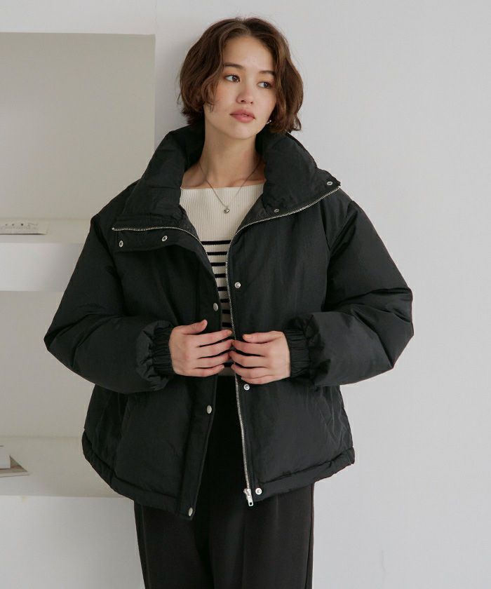 ジャケット・アウター japd Javaジャバコラボ》ふわり軽い着心地。JAVAマウンテン刺繍ダブルジップ