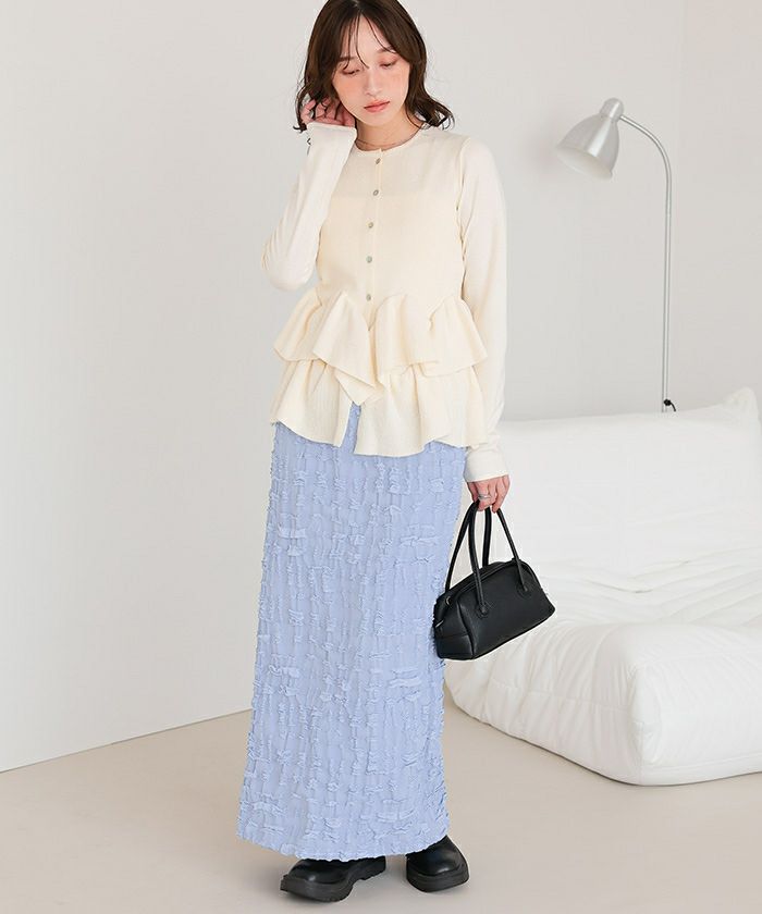 ☆Katie☆ドルチェ&ガッバーナ☆ふくれ織♡上品なジャガードスカート ☆Katie☆ドルチェ&ガッバーナ☆ふくれ織♡上品なジャガードスカート