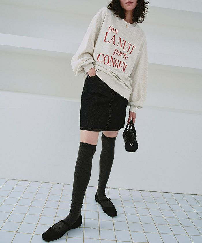 クルーネックルーズスウェットプルオーバー | titivate