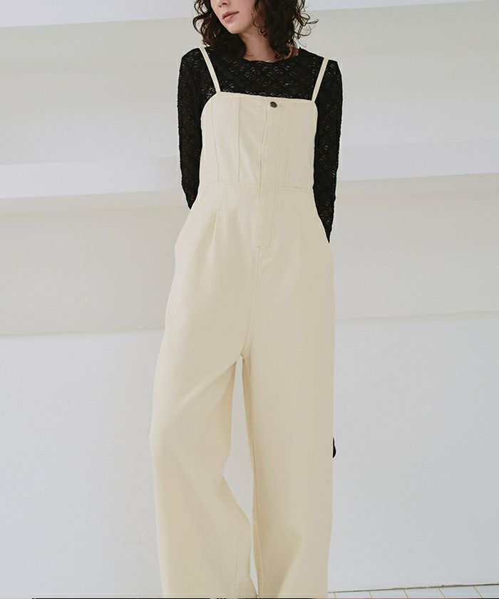 キャミソールデニムオールインワン | titivate