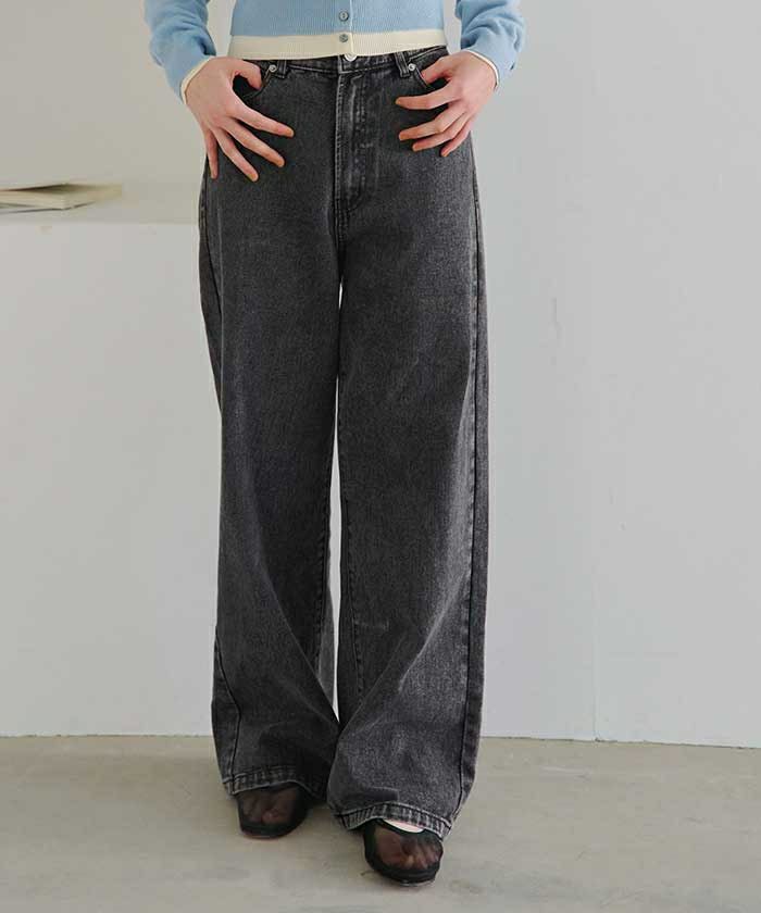 セミワイドデニムパンツ | titivate