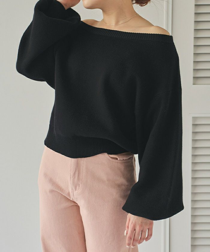 マルチwayスウェットライクニットプルオーバー | titivate