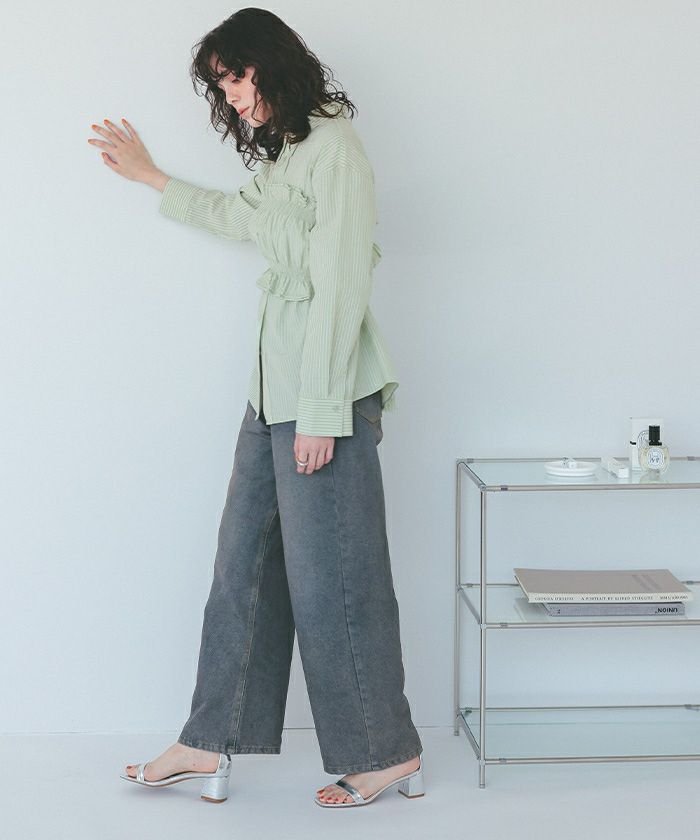 サッカーストライプシャーリングビスチェ【メール便可／70】 | titivate