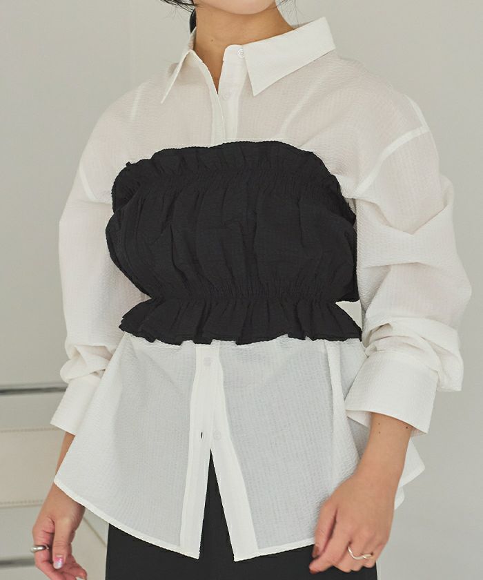 サッカーストライプシャーリングビスチェ【メール便可／70】 | titivate