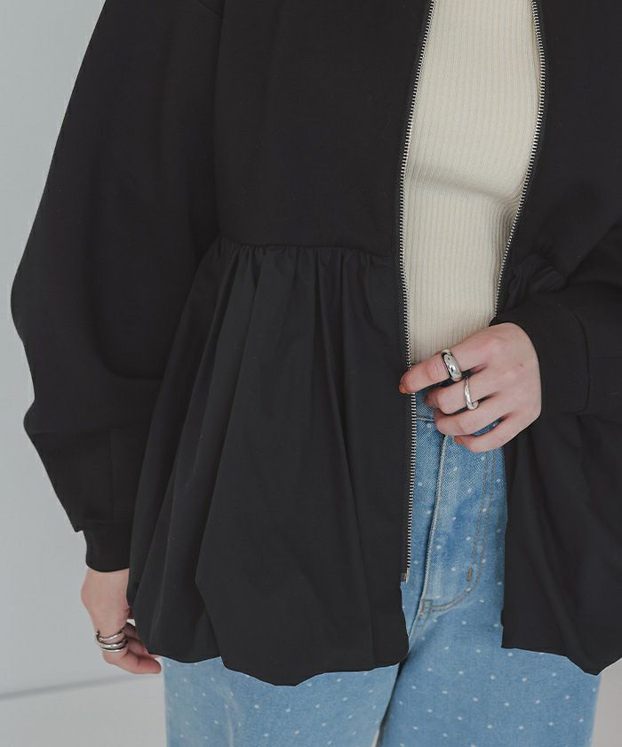 美品　TO BE CHIC ペプラム　ブルゾン　リモンタ 231127.jpg