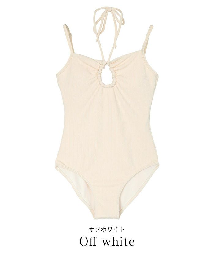 フロントホールデザインワンピース/水着【SEADRESS シードレス