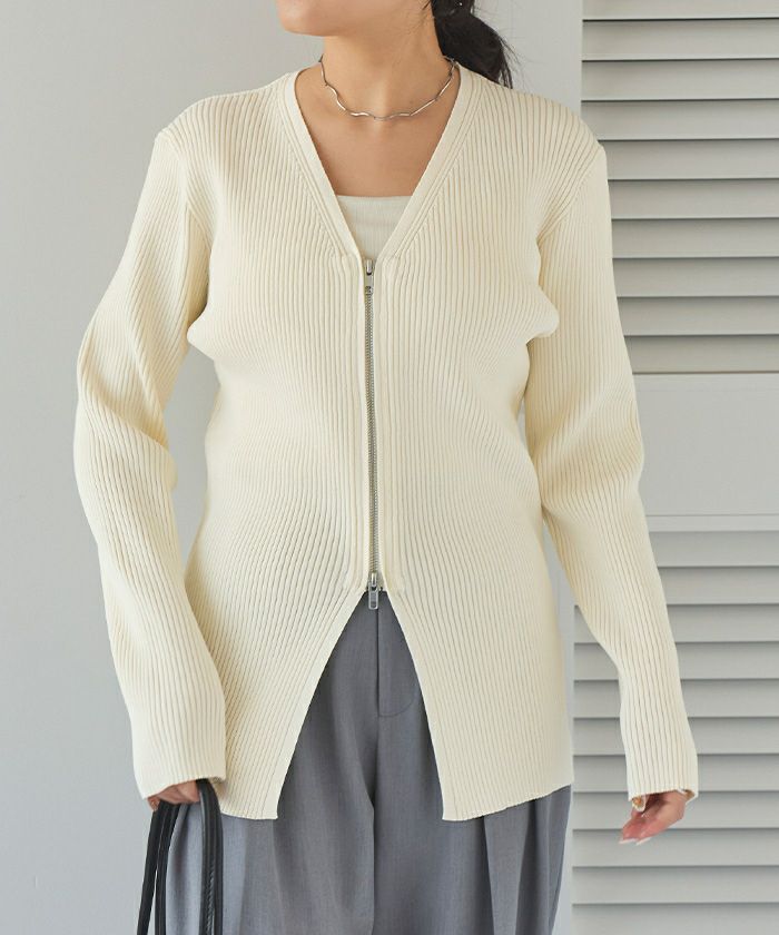 Theory 25SS 完売 ウォッシャブル ジップカーディガン Theory 25SS 完売 ウォッシャブル ジップカーディガン Theory 25SS