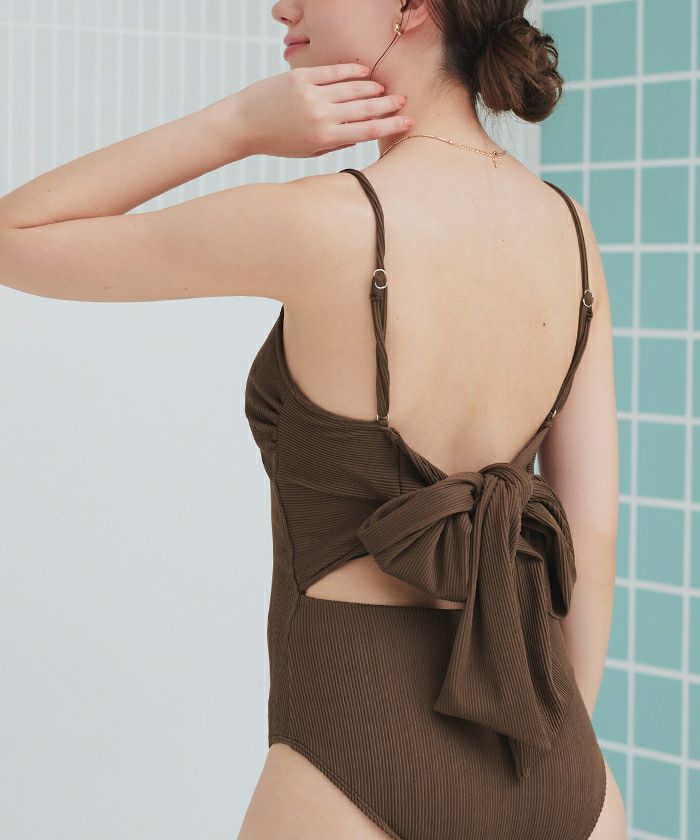 バックリボンデザインワンピース/水着【SEADRESS シードレス】 | titivate