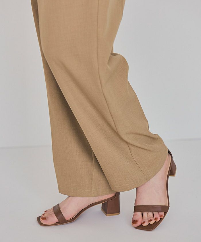 チャンキーヒールストラップサンダル | titivate