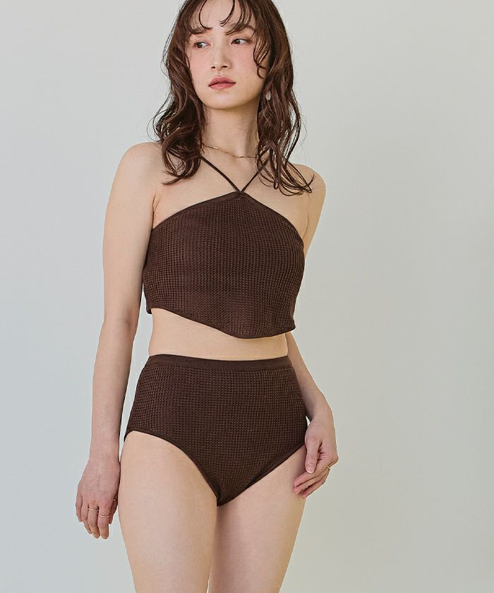 Xホルターネックニットビキニ/水着【SEADRESS シードレス】 | titivate