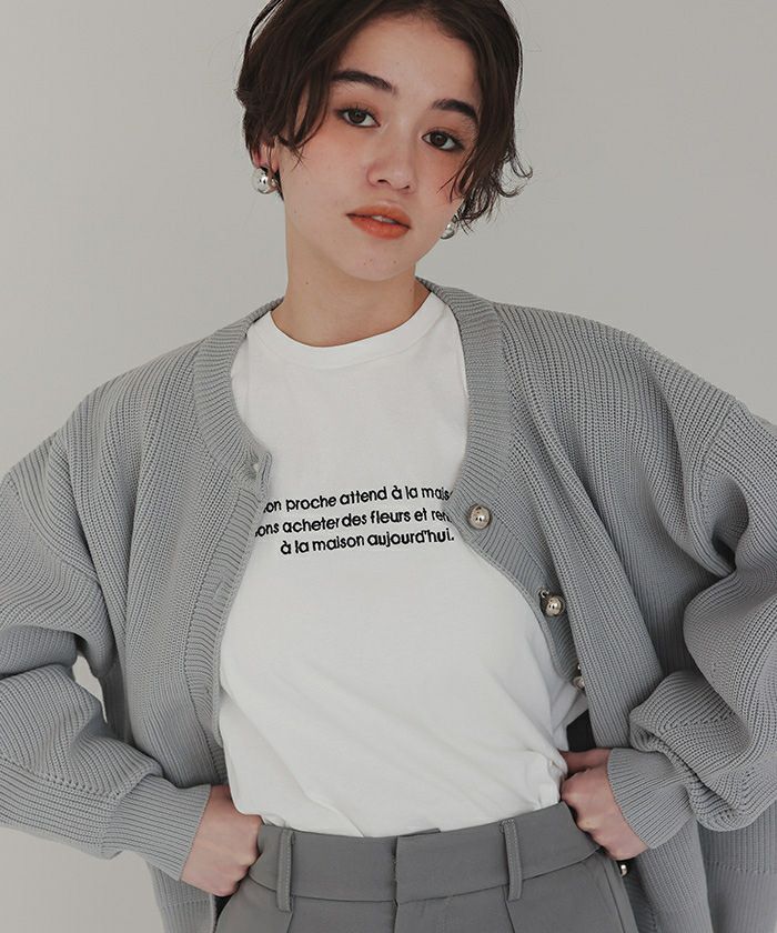 ■90s HARDY AMIES スウェット 長袖Tシャツ ロンT 刺繍ロゴ 黒 □90s HARDY AMIES スウェット 長袖Tシャツ ロンT 刺繍ロゴ 黒