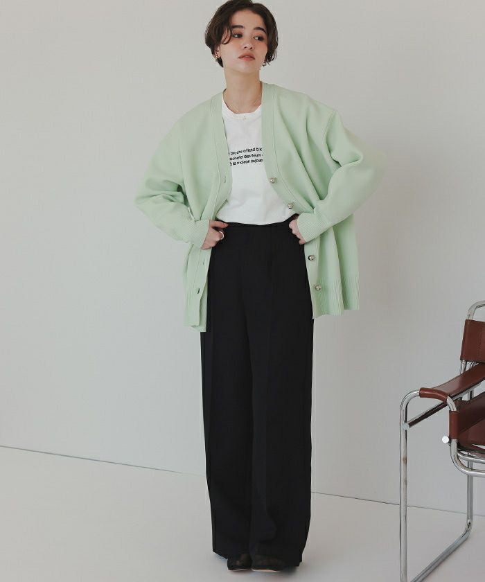 ロングスリーブ刺繍ロゴTシャツ【メール便可／90】 | titivate