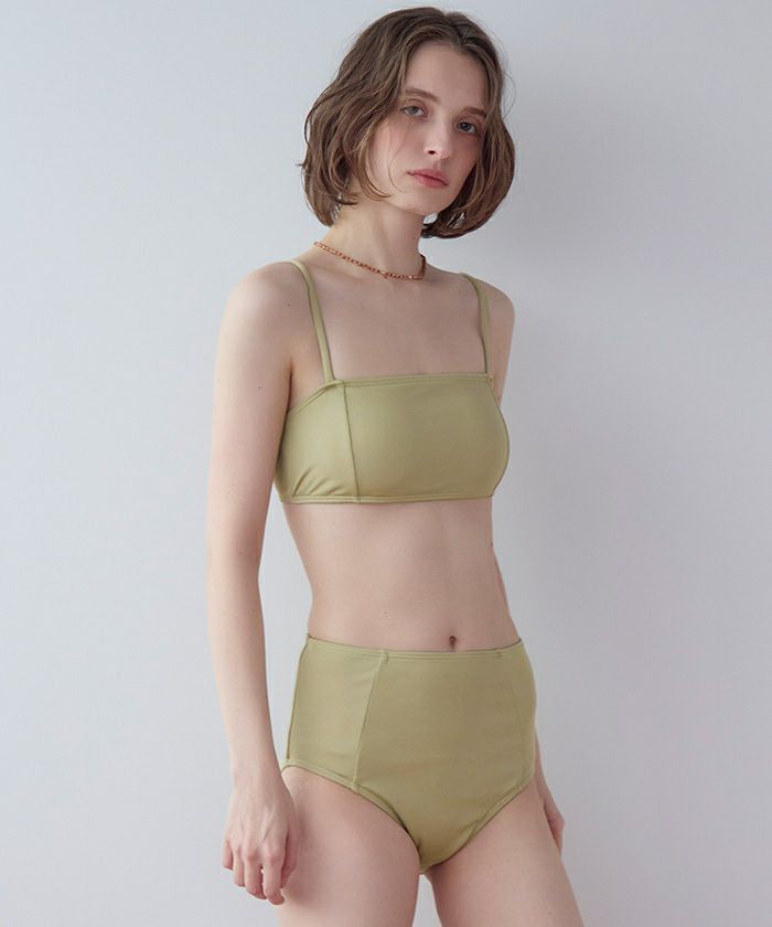 4点セット/リラックストップス&ショートパンツ付ビキニ/水着【SEADRESS