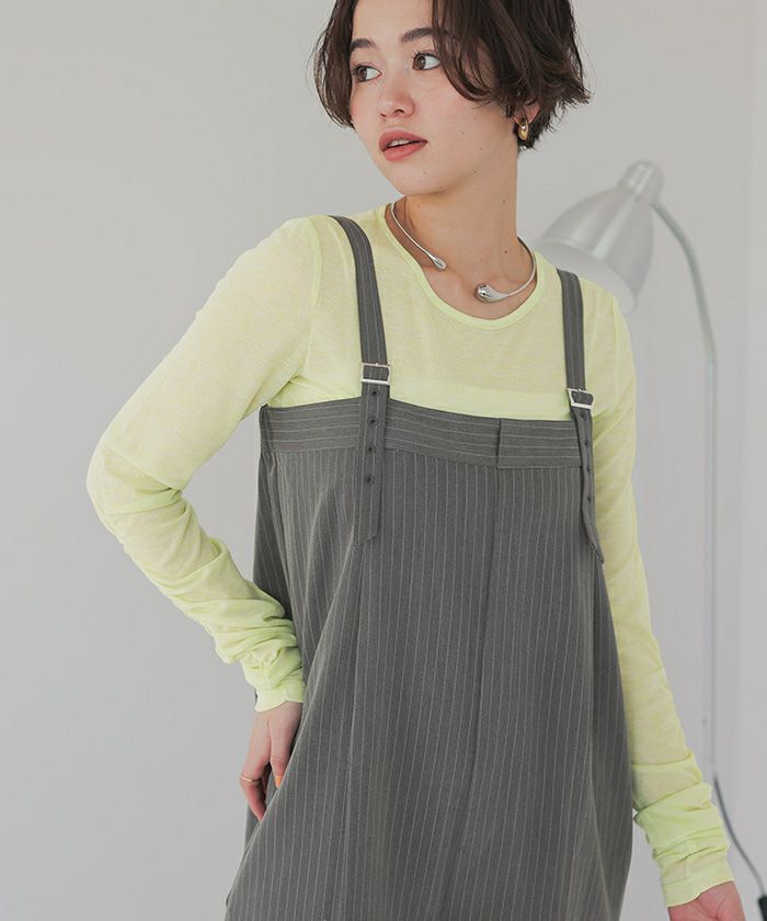 サスペンダー付ベアオールインワン | titivate