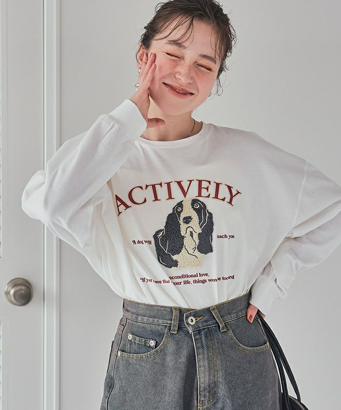 ennoy 刺繍 ロングTシャツ The Ennoy Professional ロンT（ロゴ刺繍入り）