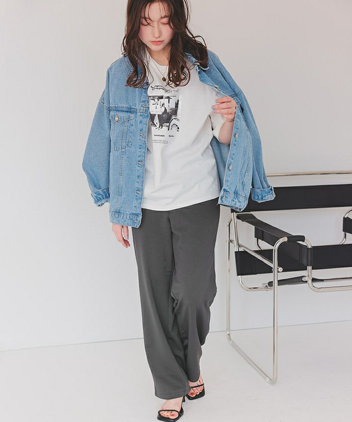 細見えカットイージーパンツ | titivate