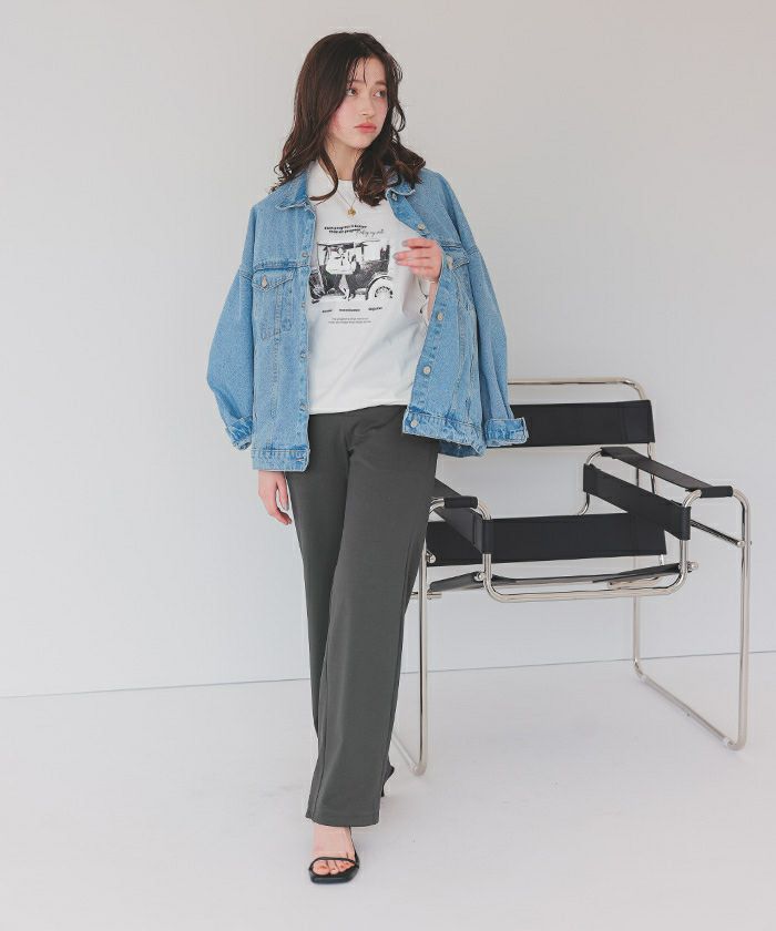 細見えカットイージーパンツ | titivate