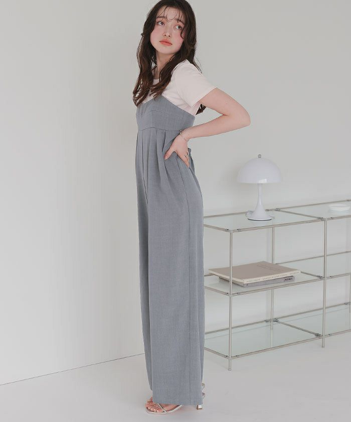 ビスチェデザインキャミソールサロペット | titivate