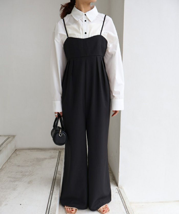 ビスチェデザインキャミソールサロペット | titivate