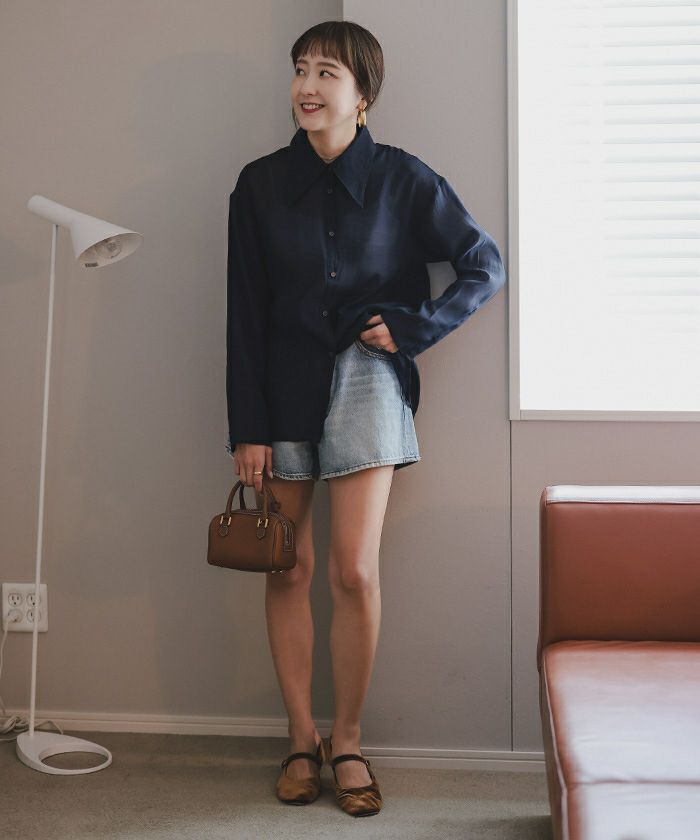 美品 現行タグ◎GUCCI 半袖シアーシャツ 大襟 フローラ パールボタン パール釦シアーSH|ems excite | RETRO GIRL ONLINE STORE レトロ
