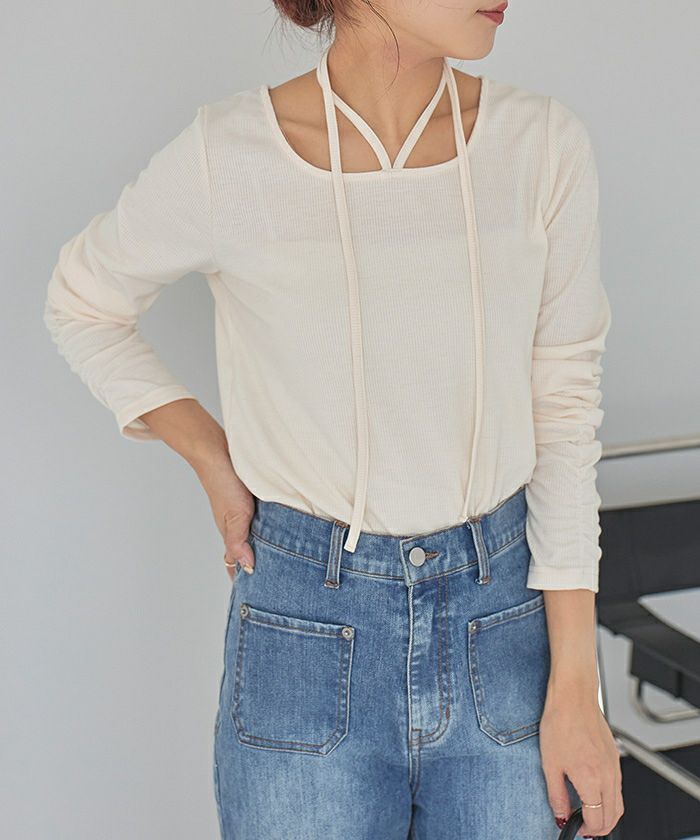 チョーカーデザインリブトップス【メール便可／25】 | titivate