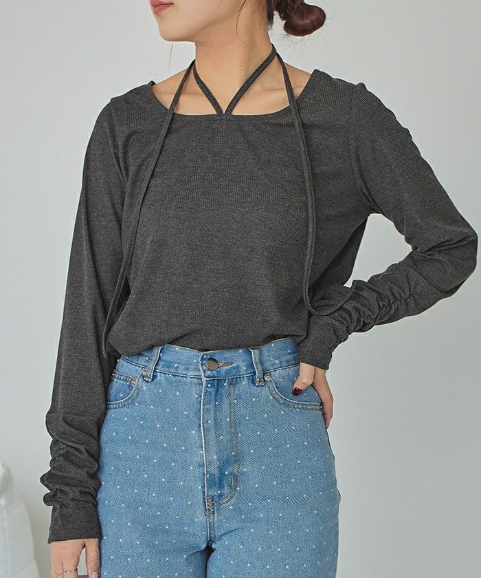 チョーカーデザインリブトップス【メール便可／25】 | titivate