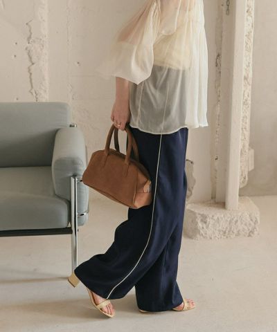 ハーフジップダメージニットプルオーバー【miette ミエット】 | titivate