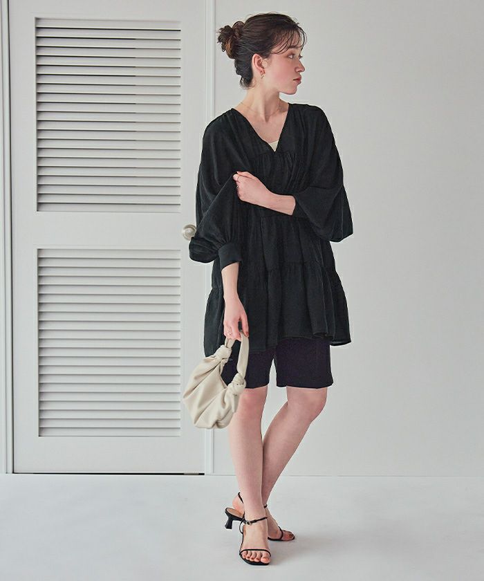 ADORE☆チュニックブラウス ぺプラムチュニックブラウス - SOÉJU online store｜上質な大人