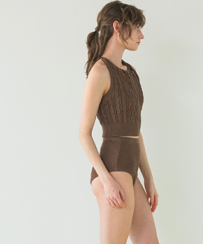 アメリカンスリーブニットビキニ/水着【SEADRESS シードレス】 | titivate